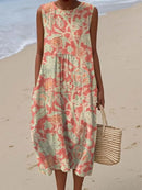 Vestido Luzia Floral Vintage | Elegância para todas as ocasiões