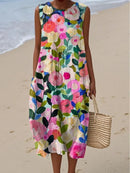 Vestido Luzia Floral Vintage | Elegância para todas as ocasiões